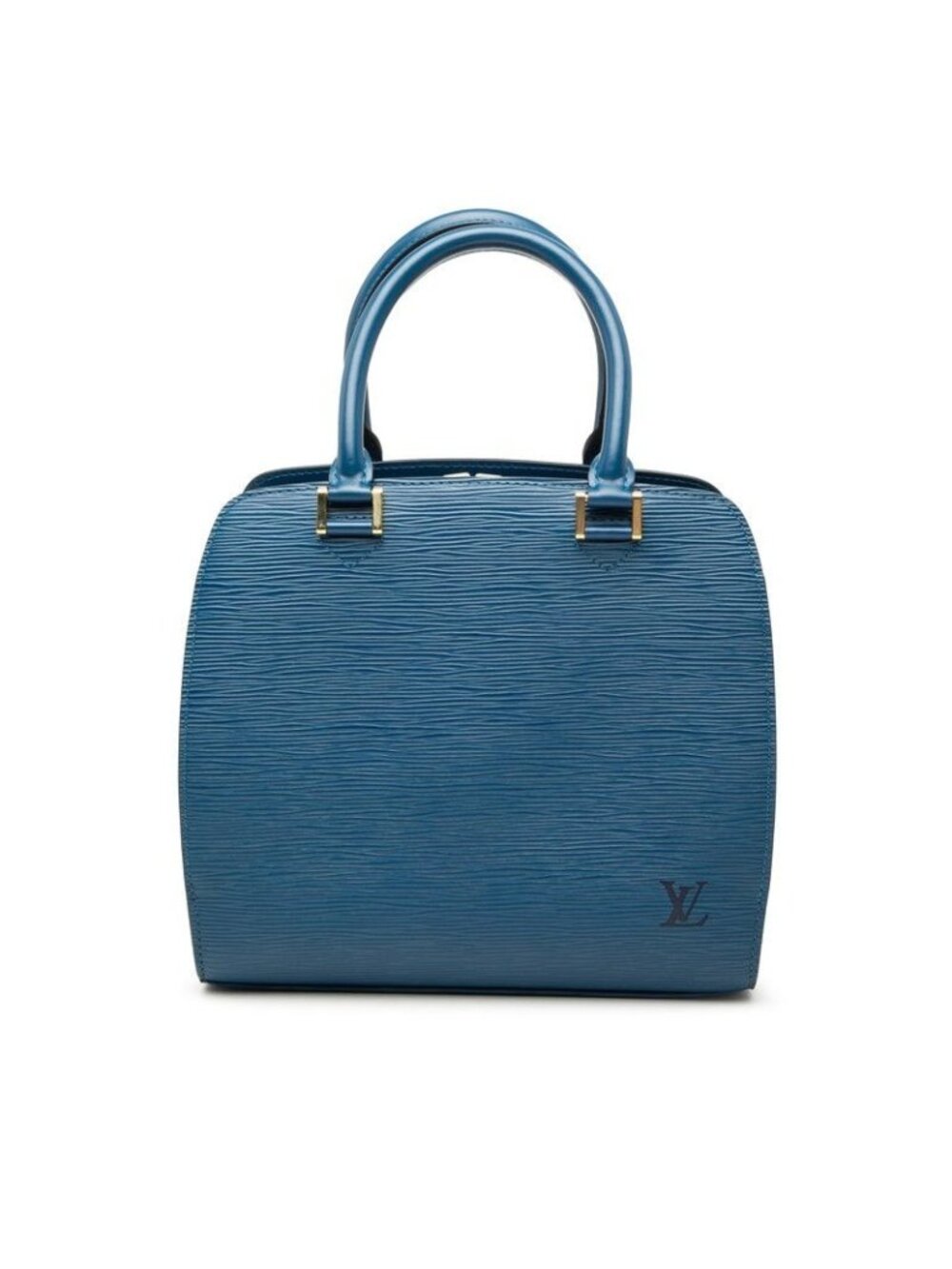 Louis Vuitton Epi Pont Neuf Handbag Toledo Blue Leather